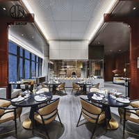 Ensembles de table à manger et de chaises d'accueil haut de gamme à vendre des meubles de restaurant d'hôtel modernes sur mesure