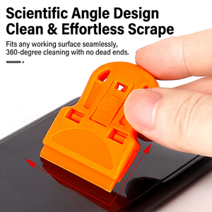 Mini Plastic Wall <b>Paper</b> Scraper Tool For Car Film Installation And Screen Cleaning With Blade - Product Image 4
