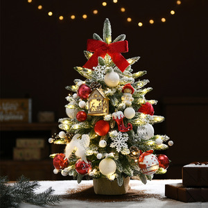 LINGKAI New Korean Style <b>Mini</b> <b>Christmas</b> <b>Tree</b> Ornaments Set for <b>Christmas</b> Decoration Shopping Mall - Product Image 2