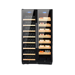 Armoire à cigares Nuelead NE-174 électrique à faible bruit avec affichage numérique intelligent, contrôle de l'humidité, panneau tactile et étagères en hêtre 860L - Product Image 3