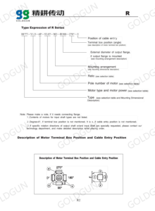 Réducteur de boîte de vitesses hélicoïdale à charge élevée R77 série 3KW boîte de vitesses hélicoïdale à couple élevé pour l'industrie des machines - Product Image 5