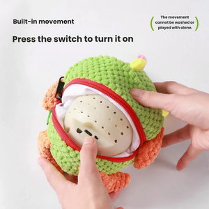 Köpek Oyuncak Elektrikli Zıplayan Top Evcil Hayvan Kendi Kendine Eğlence Sıkıntıyı Giderir Ses Çıkaran Yavru Diş Çıkarma Çiğneme Dirençli - Product Image 4