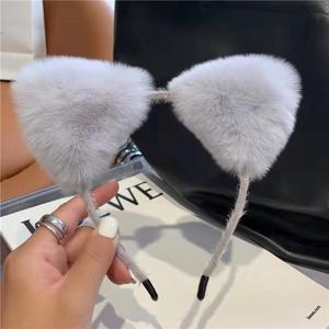 عصابة رأس كورية للأذن الأرنب تنكرية للأطفال - Product Image 3