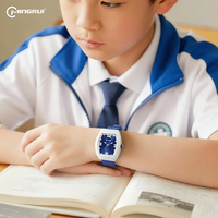 Montre à quartz pour enfants Mingrui 25607, personnalisable avec logo, couleurs variées, étanche, luxe, TPU léger, pour filles et garçons étudiants