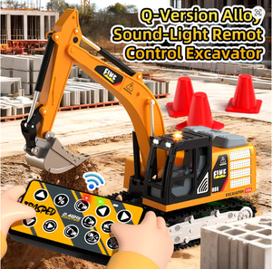 Nouvelle mini-excavatrice RC en alliage JJRC HG4-301, modèle de simulation électrique avec système sonore et lumineux, jouet télécommandé, cadeau - Product Image 6