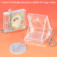 WEISHENG fabrique des porte-clés créatifs en acrylique pour albums CD, accessoires musicaux, étuis mini CD NFC personnalisés pour concerts et festivals de musique.