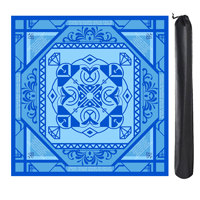 Tapis de table de mahjong en caoutchouc naturel de style américain, absorbant, à séchage rapide, antidérapant, silencieux, vente en gros, personnalisation, directement de l'usine