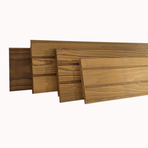 工場直販サーモウッド壁クラッド木製パインウォールパネル屋外壁パネル装飾 - Product Image 2
