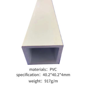 pvc square <b>tube</b> white communication <b>plastic</b> PVC <b>plastic</b> square <b>tube</b> sealed <b>tube</b> extruded <b>plastic</b> profile - Product Image 4