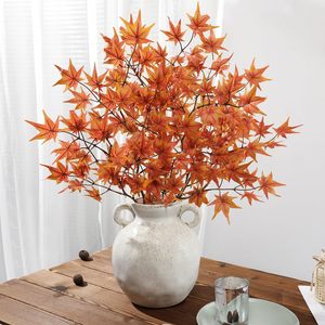 Prix de gros – Nouveauté : Feuilles d'érable artificielles aux couleurs d'automne pour la décoration intérieure ou les mariages - Product Image 5