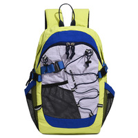 Sac à dos de randonnée unisexe en nylon pour hommes et femmes, sac à dos de jour extérieur color block de moins de 20L avec compartiment pour ordinateur portable de 10 pouces