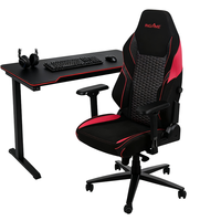 Chaise de jeu Hobot Executive Racing Wide Design avec support lombaire intégré, logo personnalisé, cadre en acier, cuir PU zéro gravité