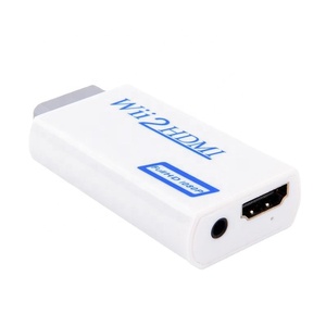 Blanco y Negro Full HD 1080P Wii a <span class=keywords><strong>HDMI</strong></span> Adaptador convertidor Wii 2 <span class=keywords><strong>HDMI</strong></span> convertidor de Audio de 3,5mm para PC HDTV Monitor - Product Image 3