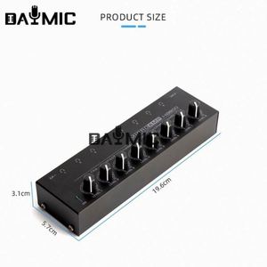แอมพลิฟายเออร์หูฟัง 8 ช่องสัญญาณ รุ่น Factory 1 Input 8 Outputs ตัวขยายเสียงสเตอริโอโลหะขนาดเล็ก ตัวแยกสัญญาณหูฟังแบบมินิ สำหรับมอนิเตอร์ - Product Image 2