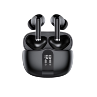 S56 ANC ENC earbud nirkabel, headphone kontrol sentuh, earphone In-Ear Auricolari Senza Fili Gaming