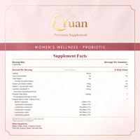 Gummies Probiotiques pour Femmes, Sachet de 60 Unités, 6 Souches, 5 Milliards d'UFC, Extrait de Canneberge, Fibres Prébiotiques pour le Bien-être Quotidien, Sans OGM