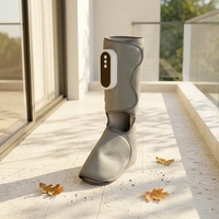 Bottes de massage des jambes à air comprimé avec chaleur et compression pour soulager la douleur, chaussures de massage des cuisses