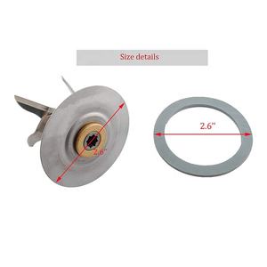 Haute qualité 6 lames avec anneau en caoutchouc Oster Blender <span class=keywords><strong>pièces</strong></span> de rechange 304 lame en acier inoxydable avec douille en cuivre - Product Image 5