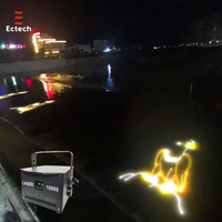 Spectacle laser d'extérieur programmable avec animation RGB, contrôle DMX ILDA personnalisable, 30KPPS, 15W, faisceau laser, IP65, étanche, pour événements