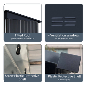 <span class=keywords><strong>Abri</strong></span> de jardin en rangements de jardin hangar métallique salles de stockage qui peuvent se déplacer facilement - Product Image 3