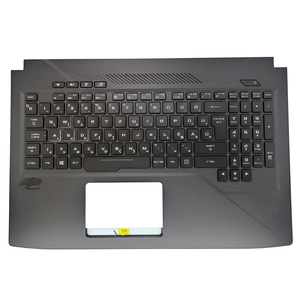 HU Ungarische RGB-Hintergrundbeleuchtung Laptop-Tastatur für ASUS <span class=keywords><strong>GL503VM</strong></span> GL503GE Tastatur mit schwarzer Handballenauflage Neues Original Langes Flexkabel - Product Image 1