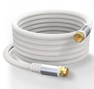 <span class=keywords><strong>Cable</strong></span> coaxial RG6 75Ω con conectores macho tipo F a macho tipo F <span class=keywords><strong>Cable</strong></span> <span class=keywords><strong>de</strong></span> <span class=keywords><strong>antena</strong></span> <span class=keywords><strong>de</strong></span> satélite RG6 <span class=keywords><strong>Cable</strong></span> <span class=keywords><strong>de</strong></span> extensión coaxial blanco - Product Image 2