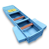 Bateau de pêche pliable en PE pour 4 à 6 personnes, durable, pour les loisirs en plein air