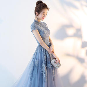 SWS302 للنساء أداء مزاجه الحزب الدانتيل الرسمي مساء طويل - Product Image 2