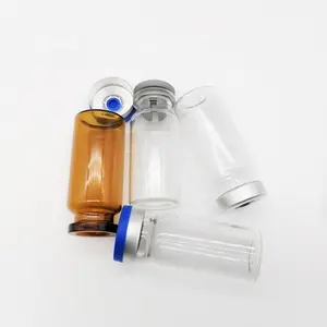 Frascos de vidro tubular farmacêutico, âmbar transparente de alta qualidade, garrafas 3ml 6ml 10ml 15ml 30ml