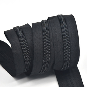 Fabrication sur mesure en usine 10 #   <span class=keywords><strong>Fermeture</strong></span> <span class=keywords><strong>éclair</strong></span> en nylon continue écologique, longue chaîne pour tente, sac, bagage - Product Image 3