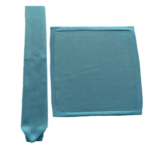 High Quality Men Luxury Wedding.Groomsmen Formal Dinners Business Gift Set Solid Color Pointed Knit <strong>Tie</strong> <strong>and</strong> <strong>Pocket</strong> <strong>Square</strong> - Product Image 5