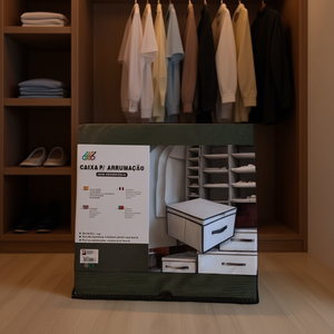 Caja de almacenamiento Mnj, organizador de ropa plegable de 40x40x25 cm para armario - Product Image 3