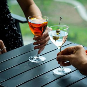 Bicchieri da Cocktail Nick and <span class=keywords><strong>Nora</strong></span> in Stile Giapponese, Calici da Champagne in Cristallo con Stelo Lungo per Feste e Matrimoni - Product Image 3