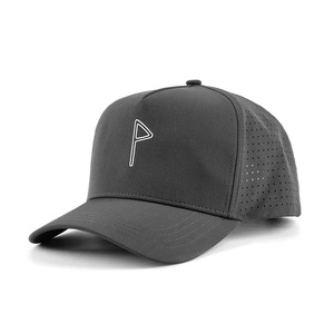 Gorra de Béisbol Deportiva Personalizada de Moda, 6 Paneles, Logotipo de PVC de Goma, Impermeable, con Orificios Perforados con Láser, Visera Curva, Gorra de Golf - Product Image 6