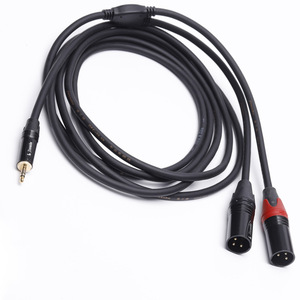 Cable XLR de 3.5mm a XLR Macho Hembra, Blindado con Cobre Libre de Oxígeno para Audio Profesional - Product Image 2