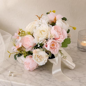 Flores Artificiales de Alta Calidad para Decoración de Bodas, Ramo de Novia, Flores Artificiales de Lujo para Novias - Product Image 3
