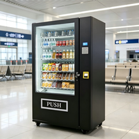 Distributeur automatique de boissons et de collations fiable et écologique avec compresseur à économie d'énergie et revêtement anti-traces de doigts