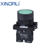 Interrupteur à bouton-poussoir momentané encastré complet LAY5-EA31 IP65 10A 220V 2NO XB2 à rappel par ressort 22mm