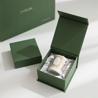Boîte en papier personnalisable haut de gamme trois-en-un avec fermeture magnétique papillon, bougies parfumées, gaufrage noir et feuille d'or 2 mm