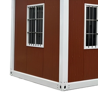Maison conteneur pliable de 40 pieds, cabine modulaire préfabriquée en acier, bureau de chantier portable, abri habitable