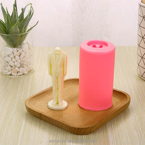 Early Riser novio vestido <span class=keywords><strong>de</strong></span> <span class=keywords><strong>novia</strong></span> vela molde <span class=keywords><strong>de</strong></span> silicona DIY adornos <span class=keywords><strong>de</strong></span> boda simple creativo molde <span class=keywords><strong>de</strong></span> silicona decorativo - Product Image 5