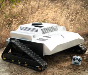 Slop Remote control track Automatic Zero Turn Grass <b>Cutter</b> Gasoline Engine GPS Remote Control Robotic Lawnmower - Product Image 1