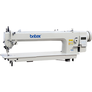 Máquina de Coser Industrial Britex BR-0303L-56 de Alta Calidad, Automática, de Doble Arrastre (Arnés Superior e Inferior), con Pie de Arrastre Largo, 56, 85, 100 cm - Product Image 2