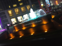 Fuente de Jardín Teemall para Exteriores, Cuadrada, con Luces LED de Colores, Programable, para Decoración