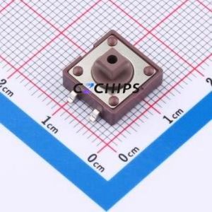 TSB12310-070D532DH-R0500 Tactile Switch SMD-4P,11.7x11.5mm Switch Single Pole Single Throw Rectangle Button 2.8N 11.7mm - Product Image 1