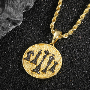 Gioielli Personalizzati con Pendente in Zirconia di Grado 5A, Stile Punk, Placcato Oro, alla Moda, Stile <span class=keywords><strong>Rap</strong></span> <span class=keywords><strong>Hip</strong></span> <span class=keywords><strong>Hop</strong></span> per Feste e Regali - Product Image 3