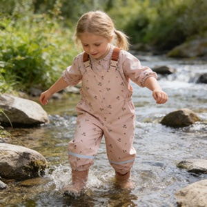 Salopette imperméable personnalisable pour enfants, motif dessin animé imprimé, en polyester, pour filles et garçons - Product Image 2