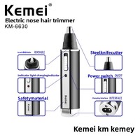 Kit de toilettage 3 en 1 rechargeable, rasoir électrique, tondeuse à cheveux pour hommes, tondeuse pour oreilles, barbe, sourcils, visage