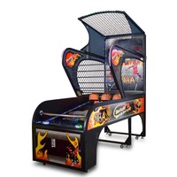 Machine de basket-ball d'intérieur électronique à pièces, jeu de tir de précision, machine d'arcade de basket-ball de rue pour adultes
