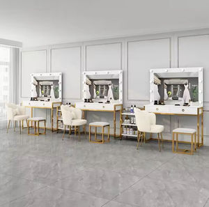 Coiffeuse professionnelle de maquillage pour <span class=keywords><strong>filles</strong></span> boutique de mariage de luxe léger illuminé par LED élégante et robuste - Product Image 4